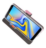 Wallet Cases Hoesje voor Galaxy J6 Plus Roze