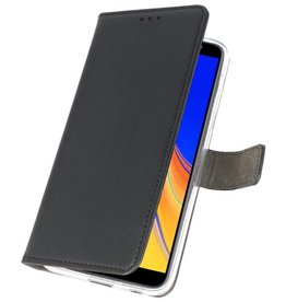 Custodia a Portafoglio per Galaxy J4 Plus Nero