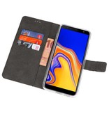 Wallet Cases Hoesje voor Galaxy J4 Plus Wit