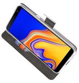 Etuis portefeuille pour Galaxy J4 Plus Blanc