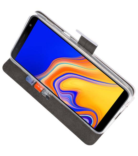 Custodie a portafoglio per Galaxy J4 Plus White