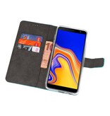 Wallet Cases Tasche für Galaxy J4 Plus Blau