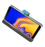 Wallet Cases Hoesje voor Galaxy J4 Plus Blauw