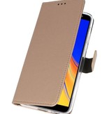 Etuis portefeuille Etui pour Galaxy J4 Plus Gold