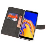 Wallet Cases Hoesje voor Galaxy J4 Plus Bruin