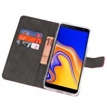 Wallet Cases Hoesje voor Galaxy J4 Plus Roze