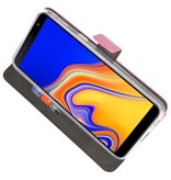 Wallet Cases Tasche für Galaxy J4 Plus Pink