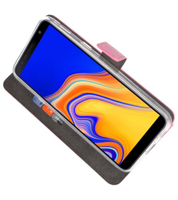 Etuis portefeuille Etui pour Galaxy J4 Plus Rose