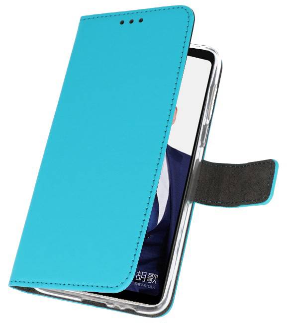 Wallet Cases Hoesje voor Huawei Note 10 Blauw