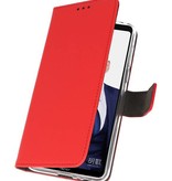 Custodia a Portafoglio per Huawei Note 10 Rosso