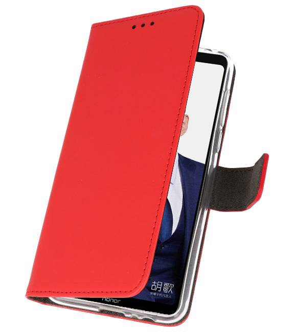 Wallet Cases Hoesje voor Huawei Note 10 Rood