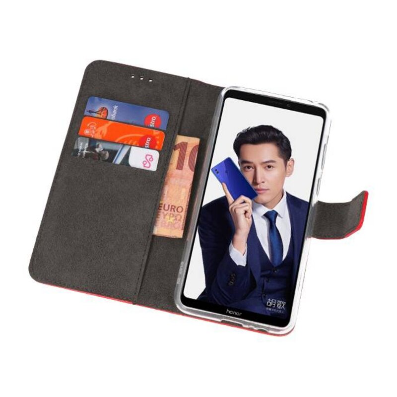 Wallet Cases Hülle für Huawei Note 10 Rot