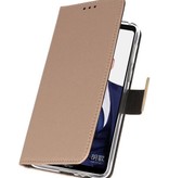 Wallet Cases Hoesje voor Huawei Note 10 Goud