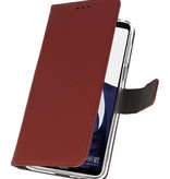 Wallet Cases Hülle für Huawei Note 10 Braun