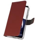 Wallet Cases Hoesje voor Huawei Note 10 Bruin