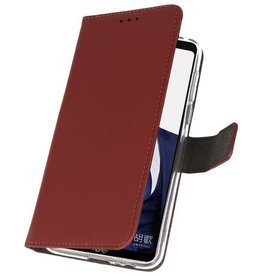 Funda Cartera para Huawei Note 10 Marrón