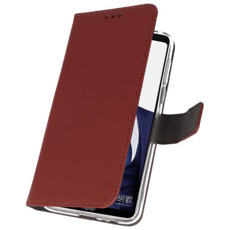 Wallet Cases Hoesje voor Huawei Note 10 Bruin