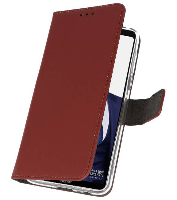 Wallet Cases Hoesje voor Huawei Note 10 Bruin