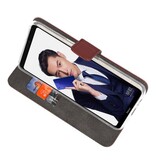 Wallet Cases Hoesje voor Huawei Note 10 Bruin