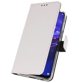 Wallet Cases Hoesje voor Huawei Mate 20 Lite Wit