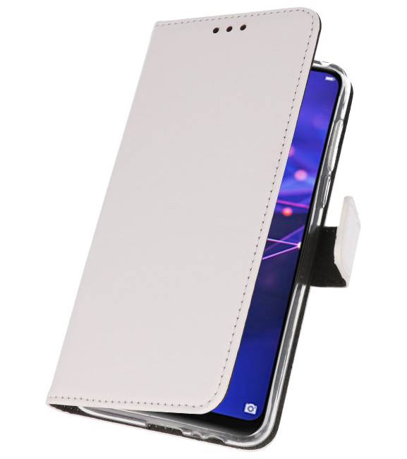 Estuche para fundas billeteras para Huawei Mate 20 Lite blanco