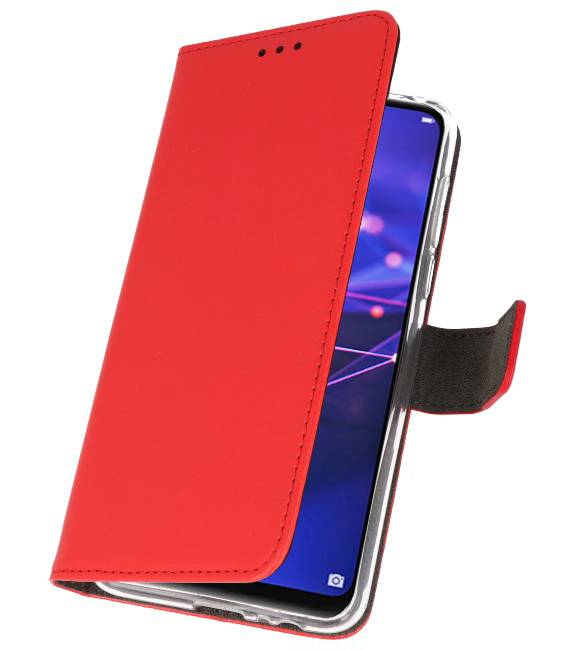 Estuche para fundas billeteras para Huawei Mate 20 Lite rojo