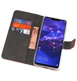 Etuis portefeuille Etui pour Huawei Mate 20 Lite Red