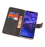 Etuis portefeuille Etui pour Huawei Mate 20 Lite Red