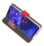 Wallet Cases Case for Huawei Mate 20 Lite Red