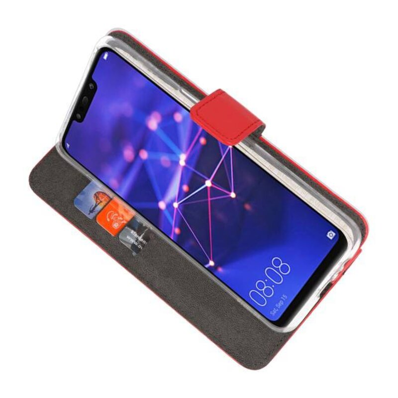 Wallet Cases Case for Huawei Mate 20 Lite Red