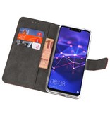 Wallet Cases Hoesje voor Huawei Mate 20 Lite Bruin