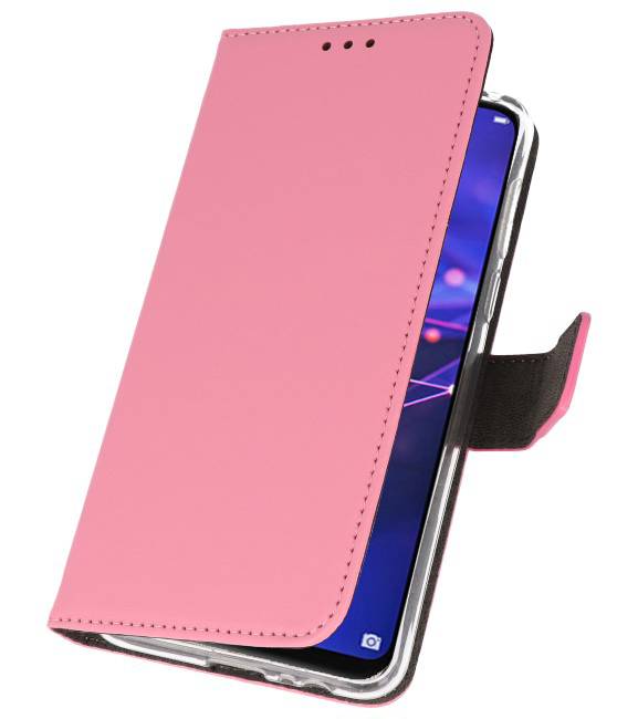 Wallet Cases Hoesje voor Huawei Mate 20 Lite Roze