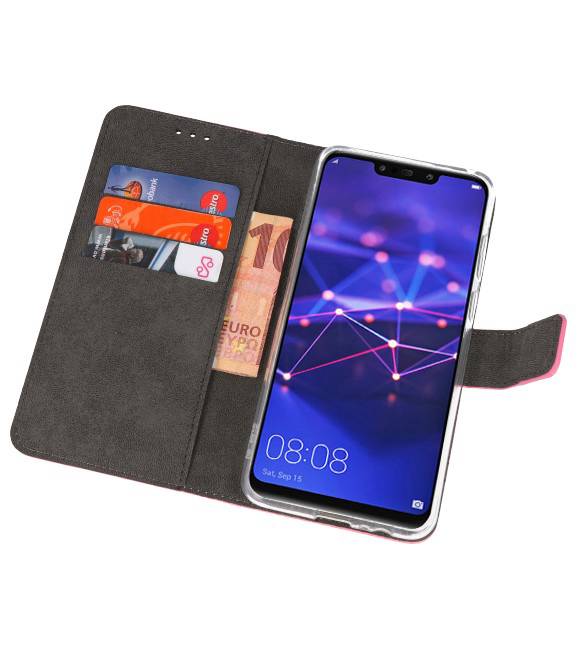 Funda Cartera para Huawei Mate 20 Lite Rosa