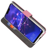 Funda Cartera para Huawei Mate 20 Lite Rosa