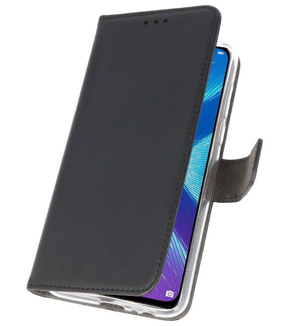 Wallet Cases Hoesje voor Huawei Honor 8X Zwart