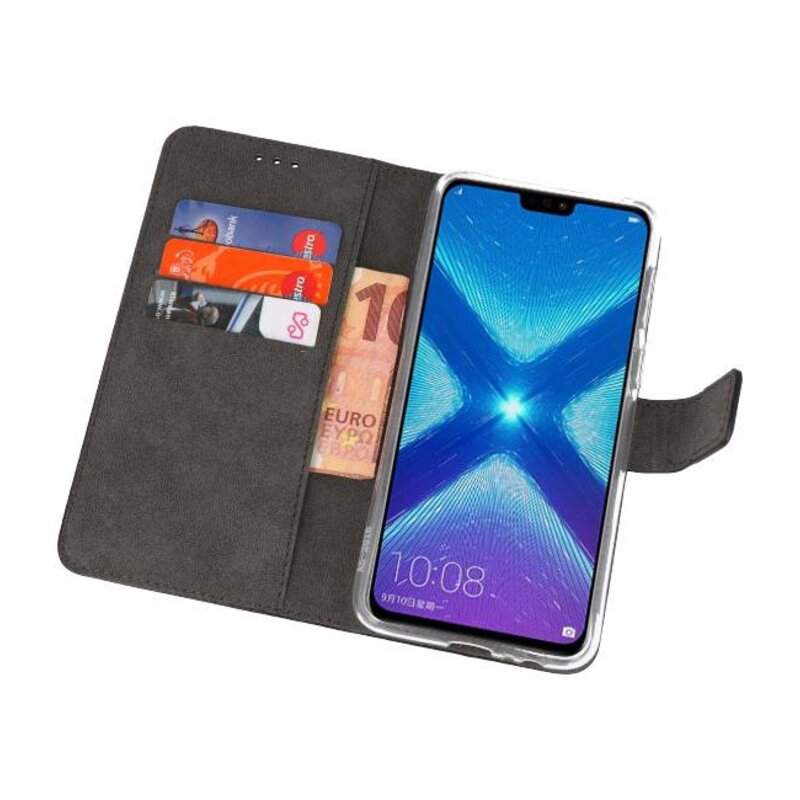Custodia a Portafoglio per Huawei Honor 8X Nera