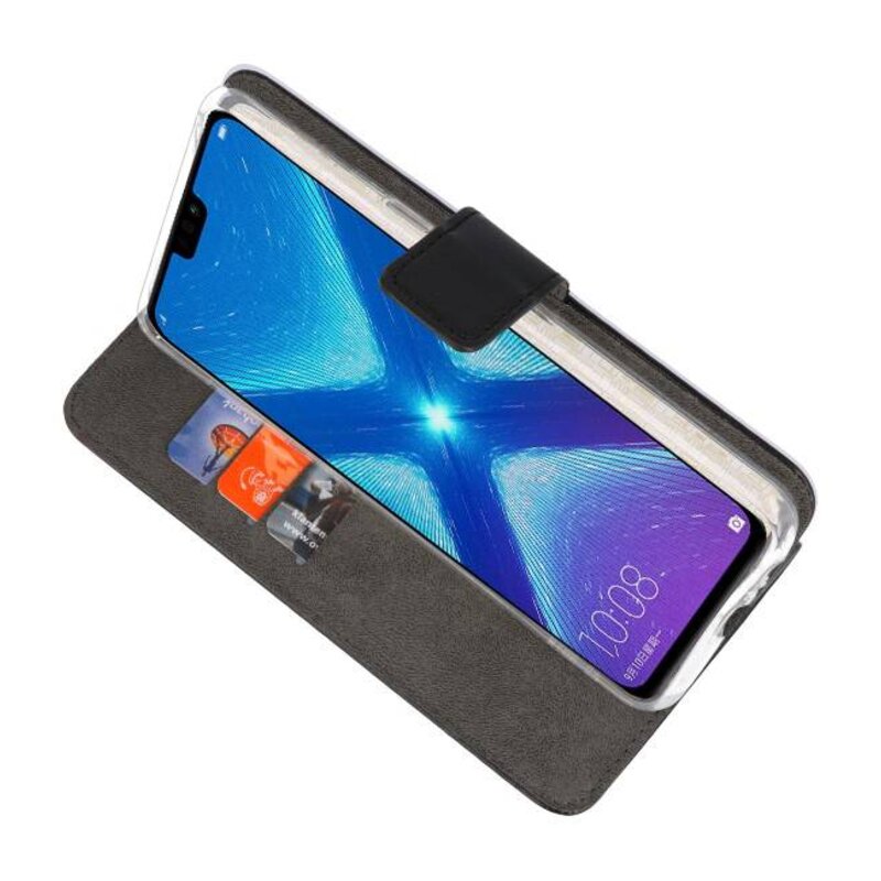 Custodia a Portafoglio per Huawei Honor 8X Nera