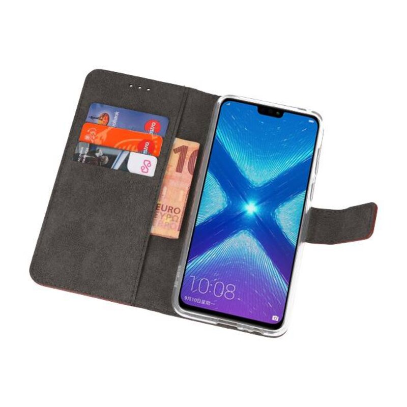 Etuis portefeuille pour Huawei Honor 8X Brown