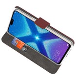 Etuis portefeuille pour Huawei Honor 8X Brown