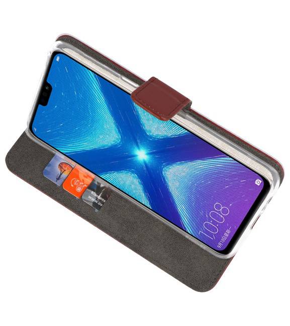 Etuis portefeuille pour Huawei Honor 8X Brown