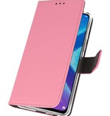 Etuis portefeuille pour Huawei Honor 8X Pink