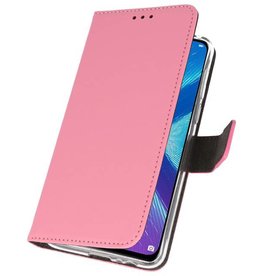 Etuis portefeuille pour Huawei Honor 8X Pink