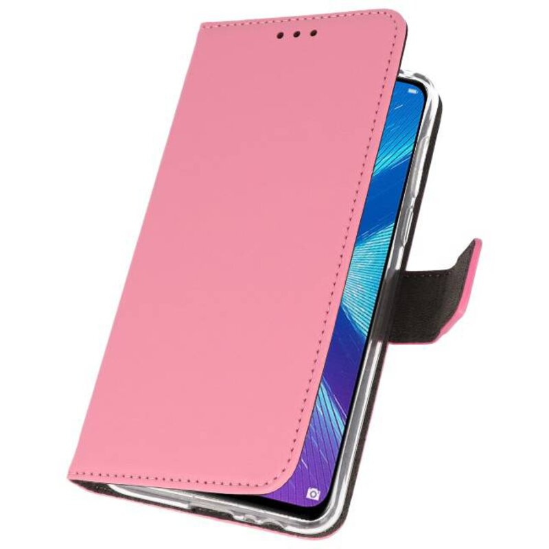 Wallet Cases Hoesje voor Huawei Honor 8X Roze