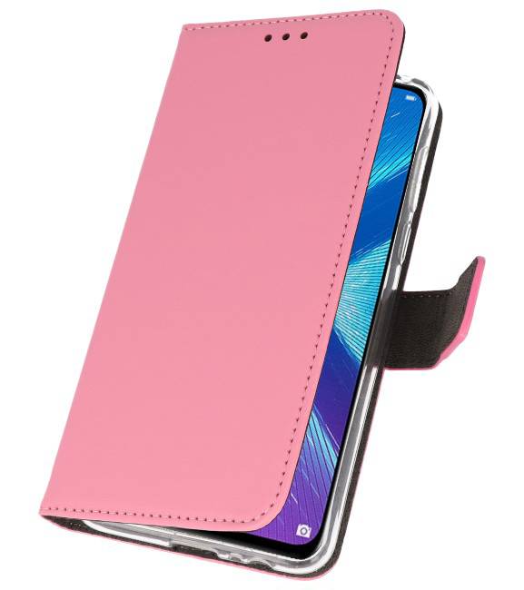 Wallet Cases Hoesje voor Huawei Honor 8X Roze