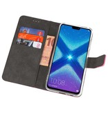 Mappen-Kasten für Huawei Honor 8X Pink