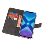 Wallet Cases Hoesje voor Huawei Honor 8X Roze