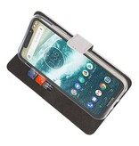 Wallet Cases Case for Moto One White
