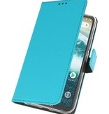 Wallet Cases Case for Moto One Blue