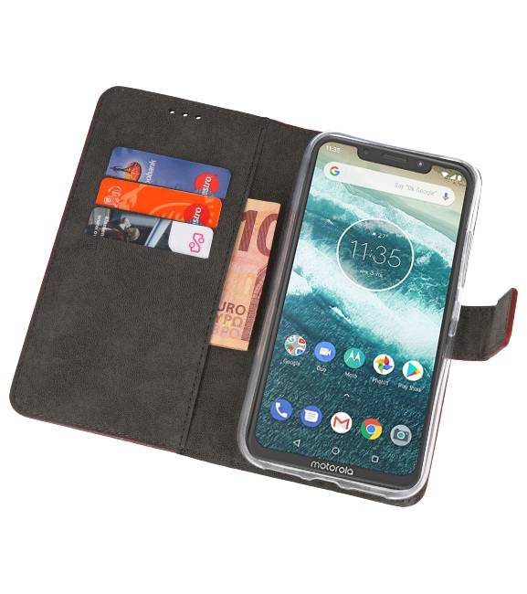 Funda Cartera Para Moto One Marrón