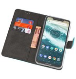 Wallet Cases Case for Moto One Power Blue